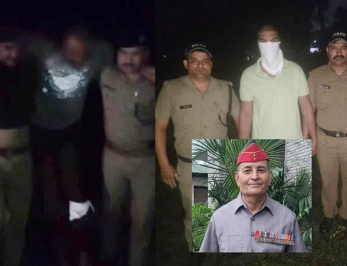 ब्रिगेडियर जोशी मर्डर केस में दो फरार आरोपियों की गिरफ्तारी, एनकाउंटर में एक घायल