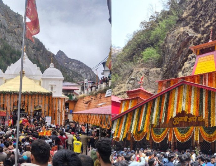 अक्षय तृतीया पर गंगोत्री और यमुनोत्री धाम के कपाट खोले गए, चारधाम यात्रा का शुभारंभ