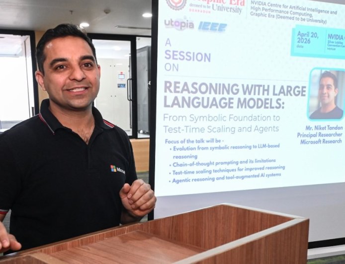 ग्राफिक एरा विश्वविद्यालय में एआई रीजनिंग पर विशेष कार्यशाला का आयोजन