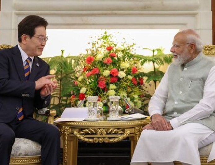 दिल्ली में दक्षिण कोरिया के राष्ट्रपति की पीएम मोदी से ऐतिहासिक मुलाकात, द्विपक्षीय संबंधों को नई ऊंचाइयों पर ले जाने की प्रतिबद्धता