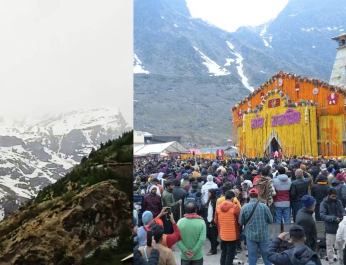 चारधाम यात्रा में श्रद्धालुओं की बड़ी भीड़, 1.10 लाख ने केदारनाथ के दर्शन, बदरीनाथ में मौसम में बदलाव