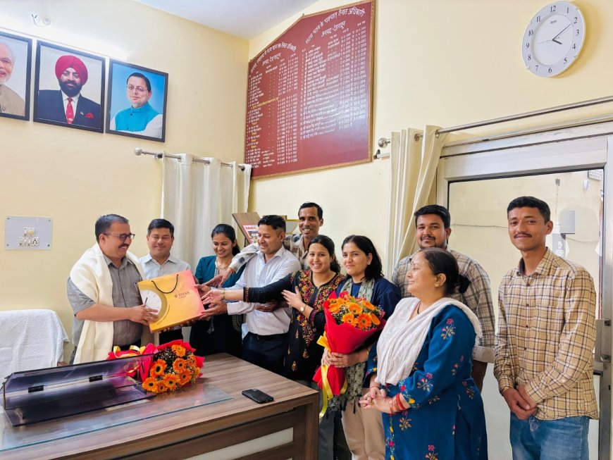 स्थानांतरण पर सहायक निदेशक बद्री चंद नेगी को मिली भावपूर्ण विदाई