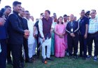 Pithoragarh: मुख्यमंत्री पुष्कर धामी ने सुरेंद्र सिंह वल्दिया स्टेडियम में नए क्रिकेट मैदान का उद्घाटन किया