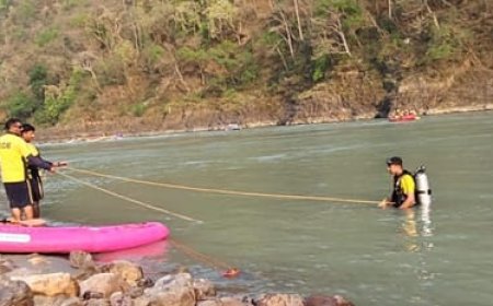 शिवपुरी में गंगा में डूबे राजस्थान के युवक की तलाश में एसडीआरएफ का सर्च ऑपरेशन जारी