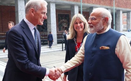 भारत-नॉर्वे आर्थिक साझेदारी: ओस्लो में पीएम मोदी ने रखा 100 अरब डॉलर का लक्ष्य