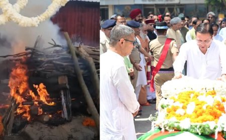हरिद्वार में जनरल खंडूड़ी को राजकीय सम्मान के साथ अंतिम विदाई, उमड़ा जनसैलाब