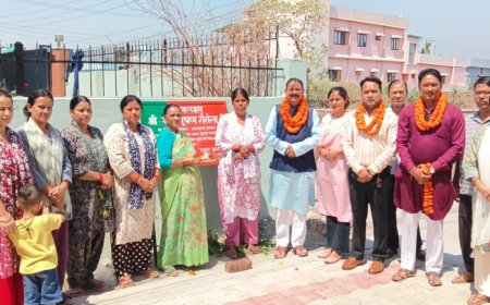 नकरौंदा में 87 लाख रुपये से आंतरिक सड़कों का निर्माण कार्य प्रारंभ