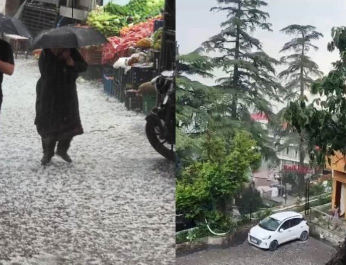 उत्तराखंड में मौसम परिवर्तन: देहरादून व मसूरी में आई बर्फबारी से मिली गर्मी से राहत