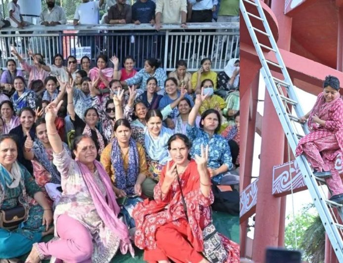 उत्तराखंड में नर्सिंग कर्मचारियों का 160 दिन से चला आ रहा आंदोलन स्थगित, टंकी से उतरे प्रदर्शनकारी