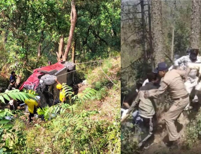 भवाली में अनियंत्रित कार हादसे में 5 लोगों की मौत, एक ही परिवार के 4 सदस्य शामिल