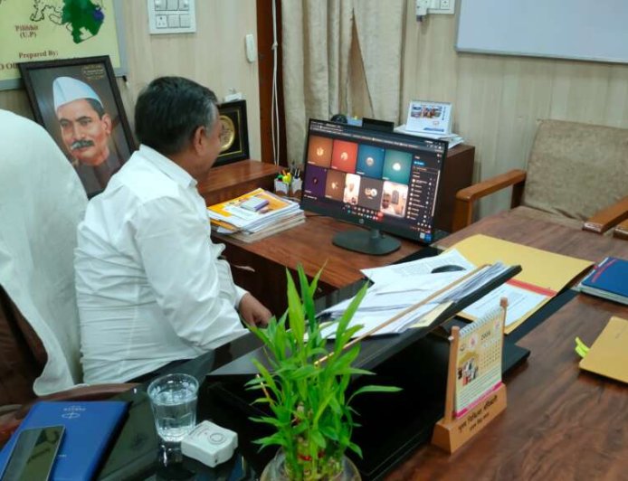 उच्च तापमान के कारण 24 घंटे अस्पताल अलर्ट: सीएमओ डॉ. के. के. अग्रवाल ने की वर्चुअल मीटिंग