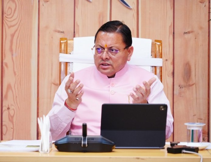 मुख्यमंत्री की वर्चुअल बैठक: सरकारी भूमि अतिक्रमण हटाने के लिए तेजी लाने के निर्देश
