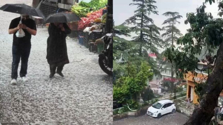 उत्तराखंड में मौसम परिवर्तन: देहरादून व मसूरी में आई बर्फबारी से मिली गर्मी से राहत