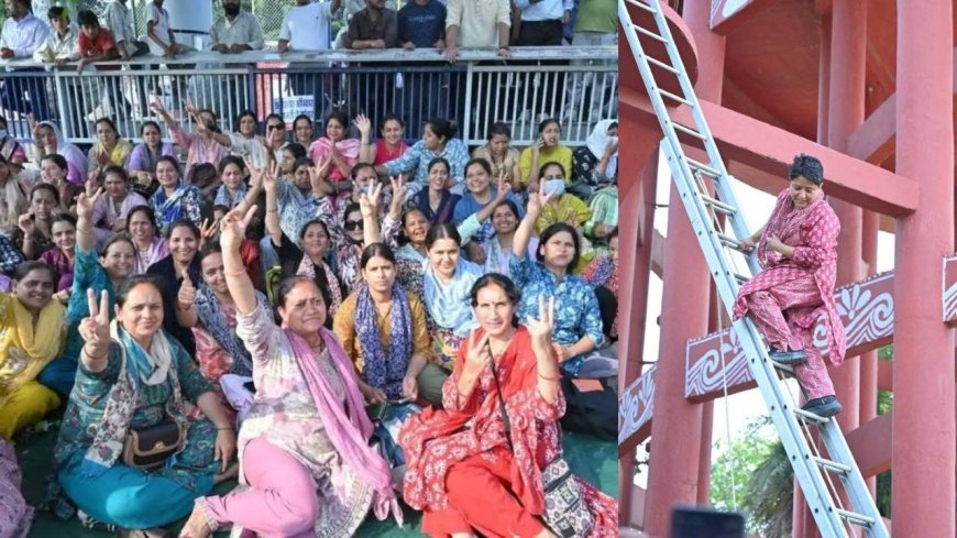 उत्तराखंड में नर्सिंग कर्मचारियों का 160 दिन से चला आ रहा आंदोलन स्थगित, टंकी से उतरे प्रदर्शनकारी