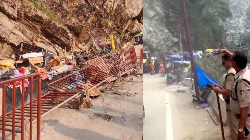 केदारनाथ यात्रा पर गिरा बोल्डर, एक युवक की मौत, दूसरा घायल - यात्रा का मार्ग सामान्य