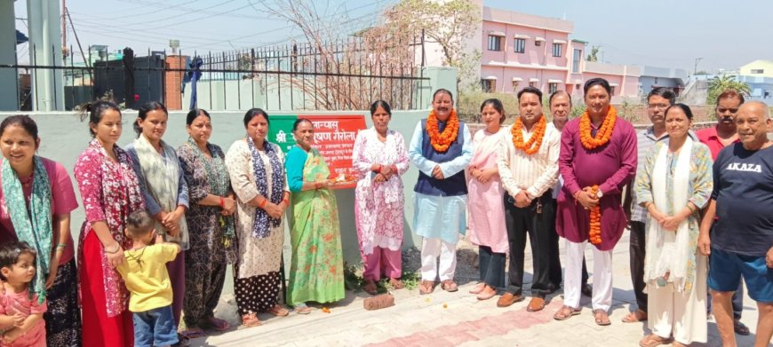 नकरौंदा में 87 लाख रुपये से आंतरिक सड़कों का निर्माण कार्य प्रारंभ