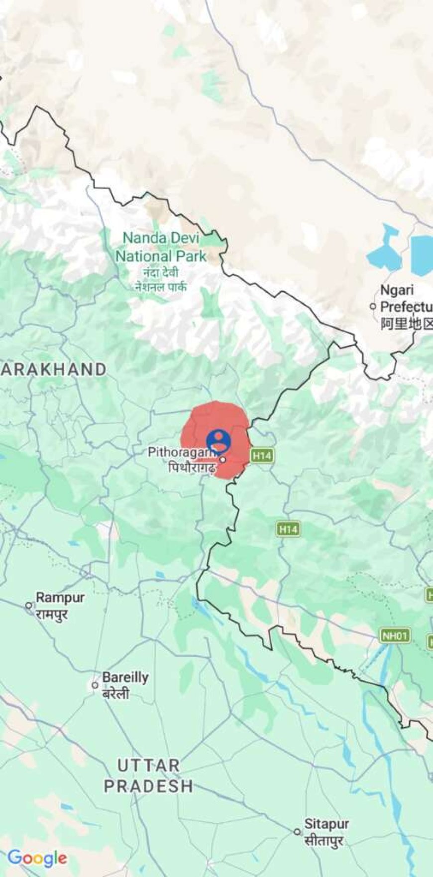 पिथौरागढ़ मौसम अलर्ट: अगले 2 घंटे में आंधी तूफान और भारी बारिश की संभावना