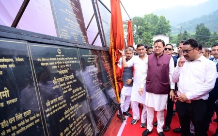 मुख्यमंत्री धामी ने नैनीताल को दी 96.71 करोड़ की विकास योजनाएं, भीमताल को मिले नए कूड़ा वाहन
