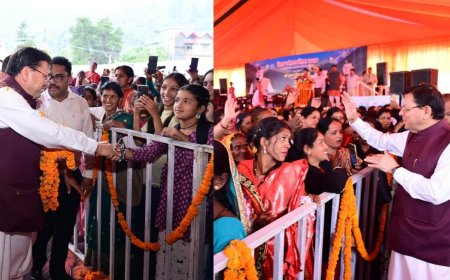 मुख्यमंत्री ने नैनीताल के लिए 96.71 करोड़ की विकास योजनाएं प्रस्तुत की, भीमताल में महत्वपूर्ण घोषणाएं