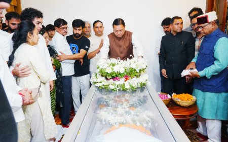 मुख्यमंत्री पुष्कर सिंह धामी ने दिवंगत निशानेबाज जसपाल राणा को श्रद्धांजलि अर्पित की