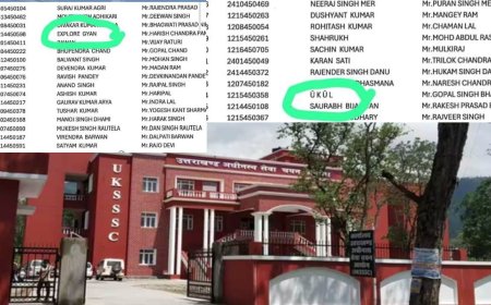 UKSSSC वाहन चालक परीक्षा में अनोखे नामों पर सवाल उठे, आयोग की सफाई
