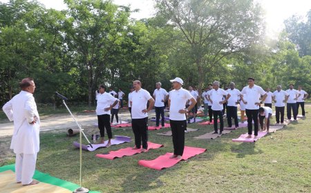 यूकॉस्ट में योग दिवस का उत्सव: स्वस्थ और सकारात्मक जीवन का संदेश