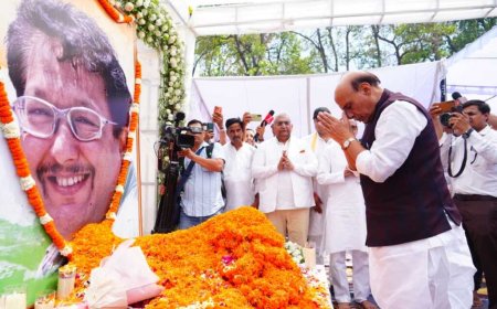 राजनाथ सिंह और मुख्यमंत्री धामी ने स्व. जसपाल राणा को श्रद्धांजलि दी