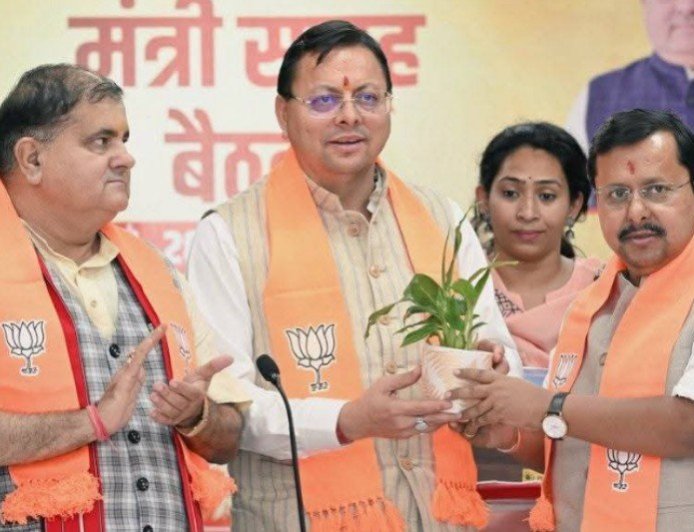 नितिन नबीन का बड़ा दावा: धामी के नेतृत्व में होगी हैट्रिक, विधायकों को दिया सख्त संदेश