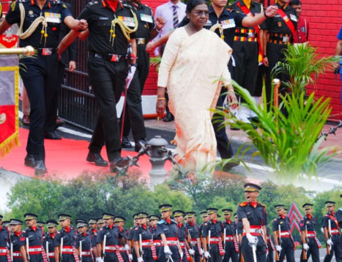 बड़ी खबर: 481 भारतीय एवं 34 विदेशी कैडेट बने सैन्य अधिकारी, 9 महिला कैडेटों ने इतिहास रचा
