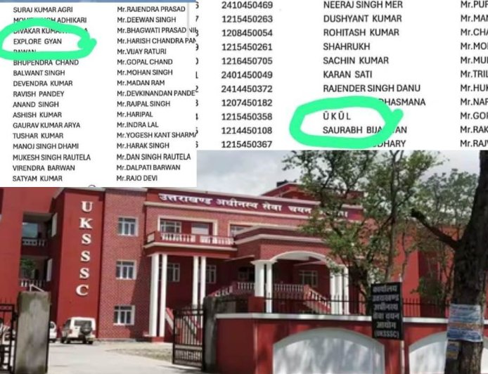 UKSSSC वाहन चालक परीक्षा में अनोखे नामों पर सवाल उठे, आयोग की सफाई