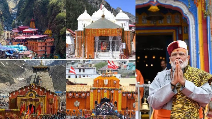 प्रधानमंत्री मोदी के दीर्घायु एवं सफल नेतृत्व हेतु चारधाम और प्रमुख मंदिरों में विशेष पूजा-अर्चना