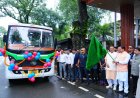 उत्तराखंड में हरित परिवहन को मिली नई गति, सीएम ने रवाना किए 11 स्वच्छ ईंधन वाहन