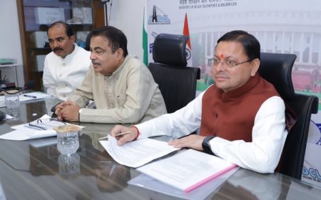उत्तराखंड में सड़क नेटवर्क को मजबूत बनाने के लिए मुख्यमंत्री ने केंद्रीय मंत्री के साथ बैठक में भाग लिया, 7000 करोड़ रुपये की मिली सहमति