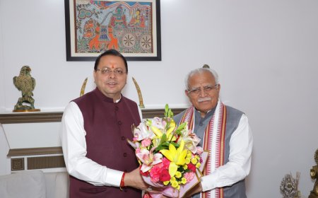 मुख्यमंत्री पुष्कर सिंह धामी ने दिल्ली में ऊर्जा परियोजनाओं पर की विस्तृत चर्चा