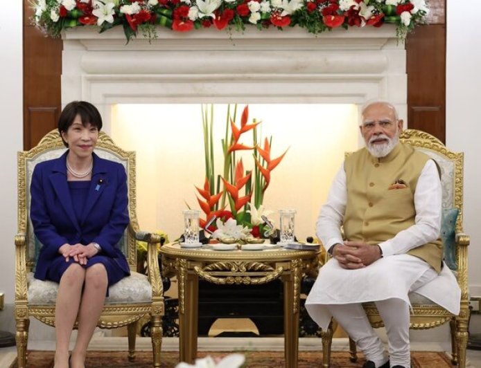 जापान की प्रधानमंत्री सानाए ताकाइची की भारत यात्रा: पीएम मोदी से हुई ऐतिहासिक बैठक, AI, रक्षा और ऊर्जा सहयोग पर महत्वपूर्ण समझौते