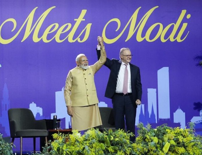 भारत और ऑस्ट्रेलिया वार्षिक शिखर सम्मेलन में पीएम मोदी का ऐतिहासिक दौरा, मायावी समझौतों पर चर्चा और प्रवासी भारतीयों को संबोधित किया
