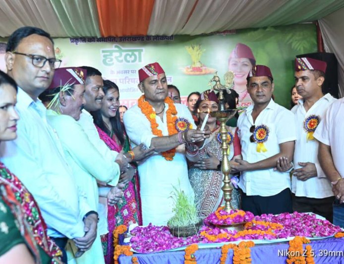 भीमताल का हरेला मेला शुरू: कैबिनेट मंत्री राम सिंह कैड़ा ने किया उदघाटन