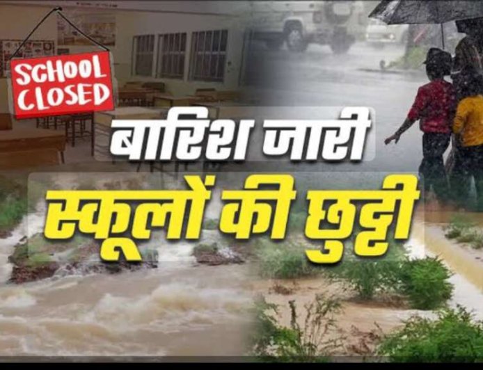 उत्तराखंड में भारी बारिश: जिलाधिकारी ने स्कूल और आंगनबाड़ी केंद्रों के बंद होने के निर्देश दिए
