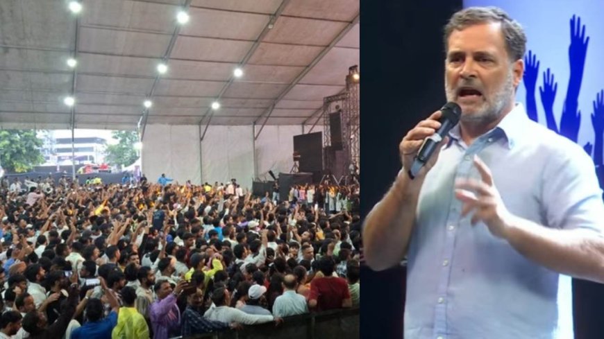 देहरादून में भारी बारिश के बीच छात्रों का सैलाब, राहुल गांधी बोले पेपर लीक से भुगत रहे हैं करोड़ों युवाएं