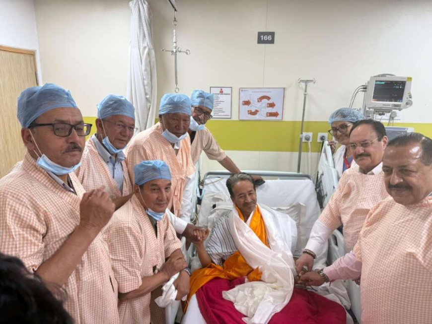 सोनम वानचुक का आमरण अनशन समाप्त: जेपी नड्डा और जितेंद्र सिंह की पहल