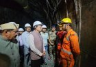 चमोली टनल हादसा: मुख्यमंत्री धामी ने दुर्घटनास्थल का लिया जायजा, घायल श्रमिकों से की मुलाकात