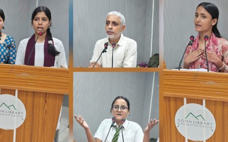 देहरादून: बच्चों ने हरेला अभियान में क्लाइमेट चेंज के प्रति जागरूकता बढ़ाई, गौरैया और लाल बासमती की घटती संख्या पर चिंता