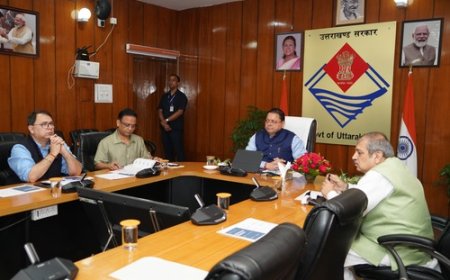 मुख्यमंत्री ने जल जीवन मिशन की प्रगति की समीक्षा की, शेष कार्यों को निर्धारित समयसीमा में पूरा करने तथा पेयजल योजनाओं के नियमित संचालन एवं रख-रखाव पर विशेष जोर