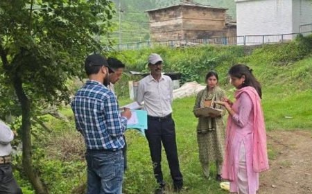 सीता माता सर्किट के विकास की गति तेज, अधिकारियों ने स्थल का किया निरीक्षण