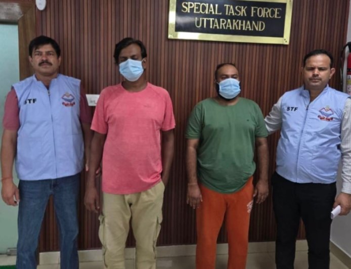 लाखों की साइबर ठगी के आरोपी अंतरराज्यीय गिरोह के दो सदस्य गिरफ्तार