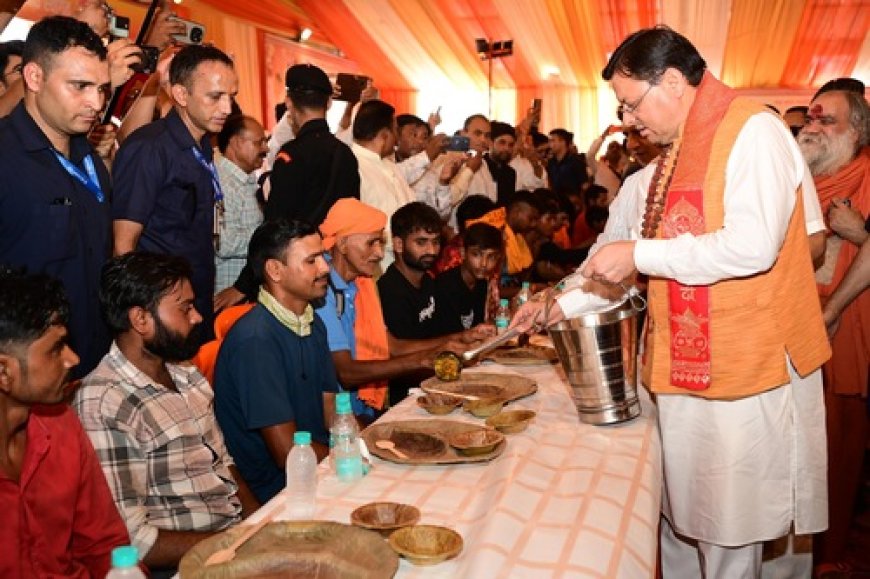 धर्मनगरी हरिद्वार में कांवड़ियों का धूमधाम से अभिनंदन, मुख्यमंत्री ने स्वास्थ्य सेवा शिविर का किया शुभारंभ