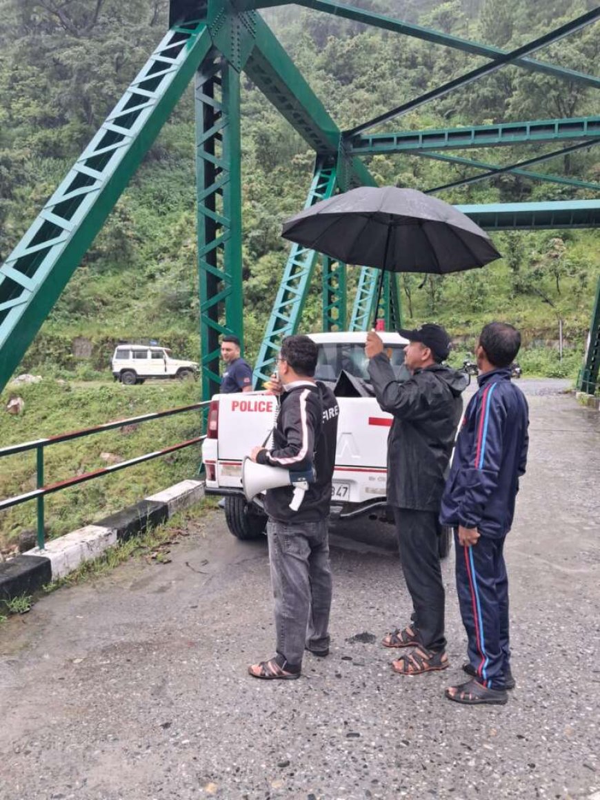 बड़ी खबर(उत्तराखंड) सरयू का जल स्तर बढ़ा, पुलिस अलर्ट ।।