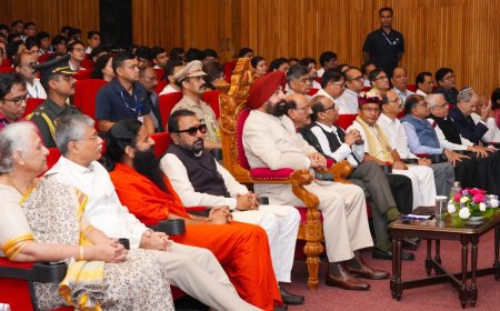  Uttarakhand:-लोक भवन में हेमवती नंदन बहुगुणा उत्तराखण्ड चिकित्सा शिक्षा विश्वविद्यालय,द्वारा ‘एकीकृत चिकित्सा संगोष्ठी’ का आयोजन