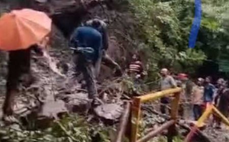 बारिश से हेमकुंड साहिब पैदल मार्ग क्षतिग्रस्त, पुलना के पास आवाजाही मुश्किल।