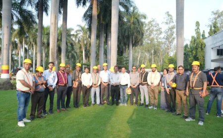 गेवरा खदान पहुंचा उत्तराखंड का मीडिया दल, आधुनिक खनन तकनीक और पर्यावरण प्रबंधन का लिया जायजा।